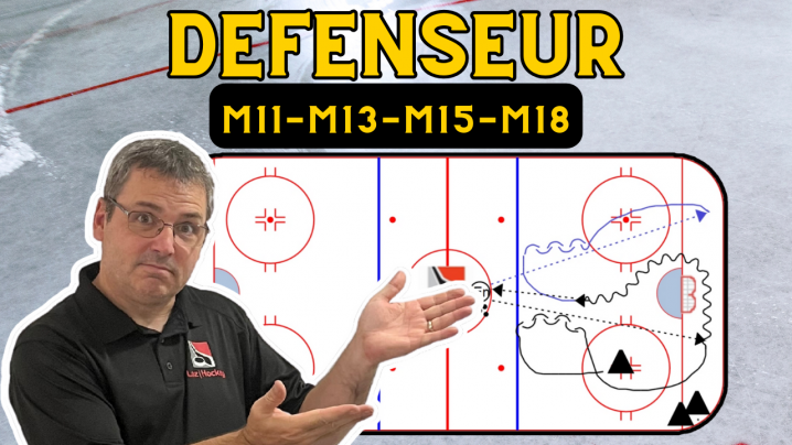 4 progressions de sortie de zone pour les défenseurs