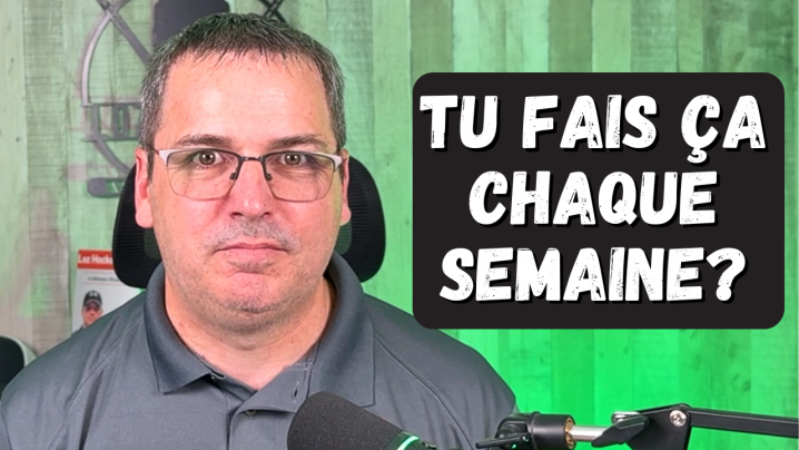 Le rituel hebdo qui transforme ta saison de hockey mineur