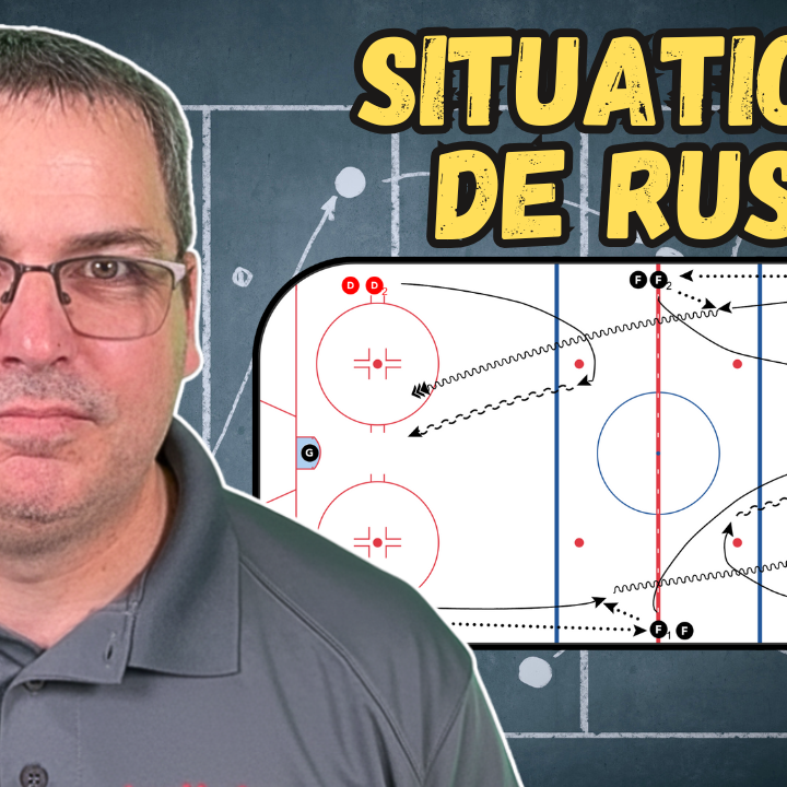 Situations aléatoires de rush 1vs1, 2vs1, 3vs1